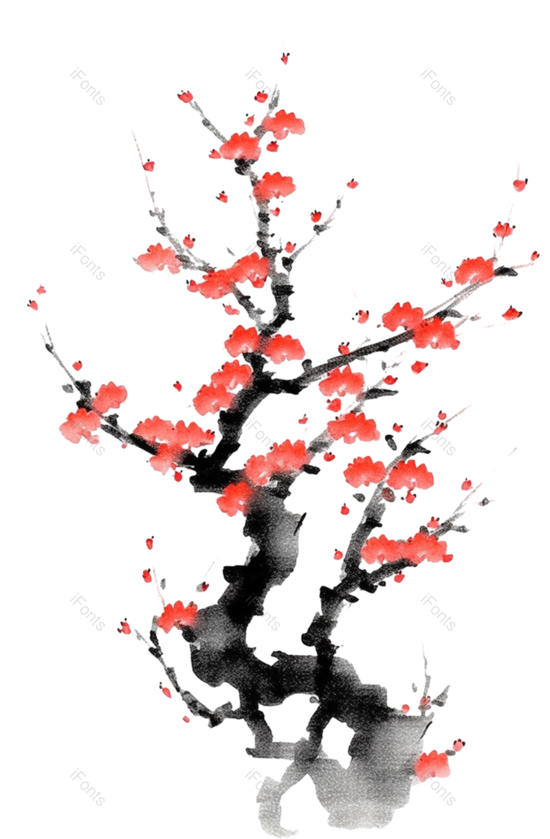 白色背景图片,樱花元素,灰色背景PNG,免抠素材
